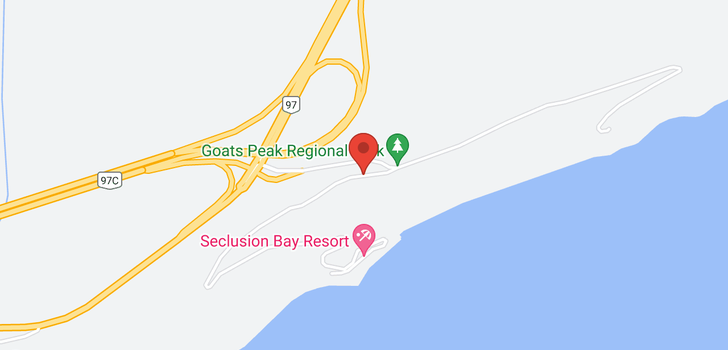 map of 3030 Seclusion Bay Road